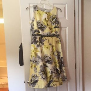 Yellow and Black Dress